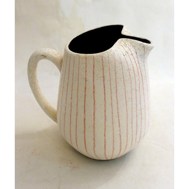 Mid-Century Modern Large Earthenware Sangria Pitcher, 1950 For Sale - Image 3 of 12