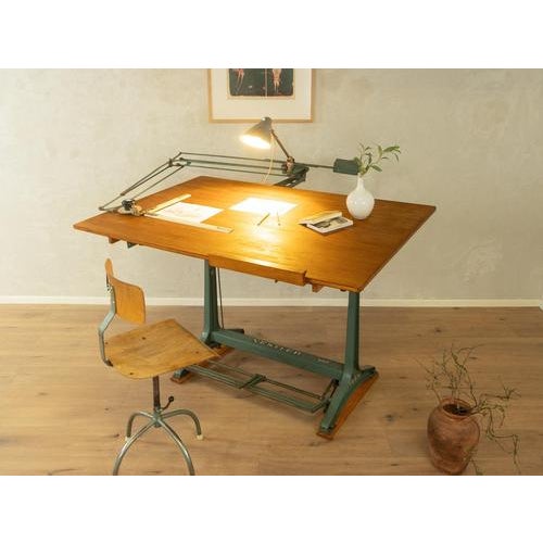 1950s Drafting Table by Nestler excellent craftsmanshiphigh-quality materialsMade in Germany, manufacturer: Nestler...