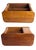 Wood 1970s Teak Wood Wall Mounted Tambour Door Cabinet For Sale - Image 7 of 8