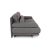 Animal Skin 6500 Leather Three-Seater Gray Sofa from Rolf Benz For Sale - Image 7 of 10