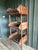 A fabulous vintage three-tier pine produce or market display rack with great natural patina. Originally used for storing...