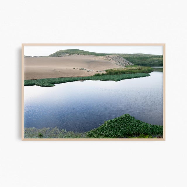 Contemporary Minimalist Coastal Landscape, 'Abbotts Lagoon' Photography Print, Point Reyes California, Large 54 X 36" Fine Art Photograph For Sale In Boston - Image 6 of 7