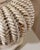 Cream Vintage 1980s Organic Modern Ribbed Woven Wicker Melon Table Lamps, a Pair For Sale - Image 8 of 14