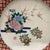 This is a large-scale antique Japanese IMARI porcelain platter. The plate features intricate designs in red, blue, green...