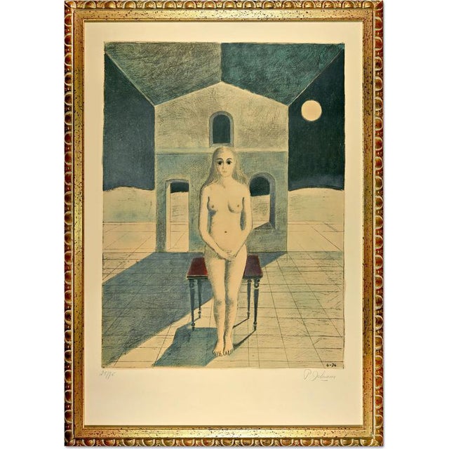 Paul Delvaux, The Seer, 1974, Lithograph For Sale