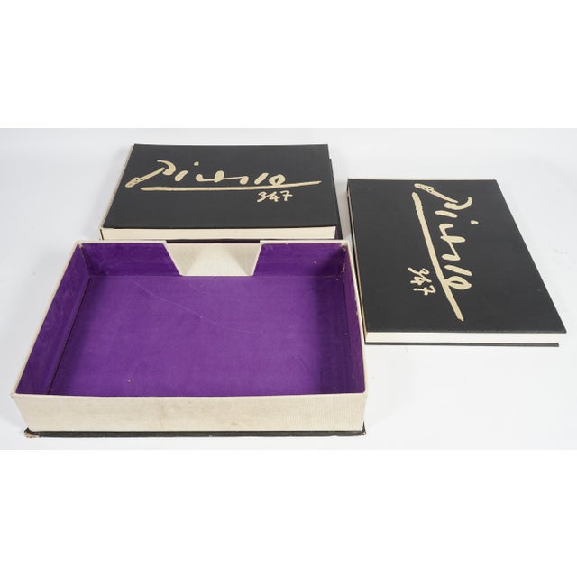 Mid-Century Modern Vintage Two-Volume Books Picasso 347 For Sale - Image 3 of 8