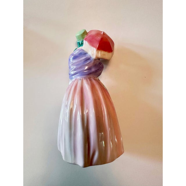 Mid 20th Century Vintage Royal Doulton “Miss Demure” Figurine, English Bone China, 1930 For Sale - Image 5 of 7