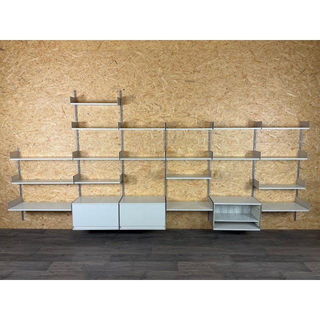 Mid-Century Modern Vintage Wall Unit by Dieter Rams for Vitsoe, 1970s For Sale - Image 3 of 18