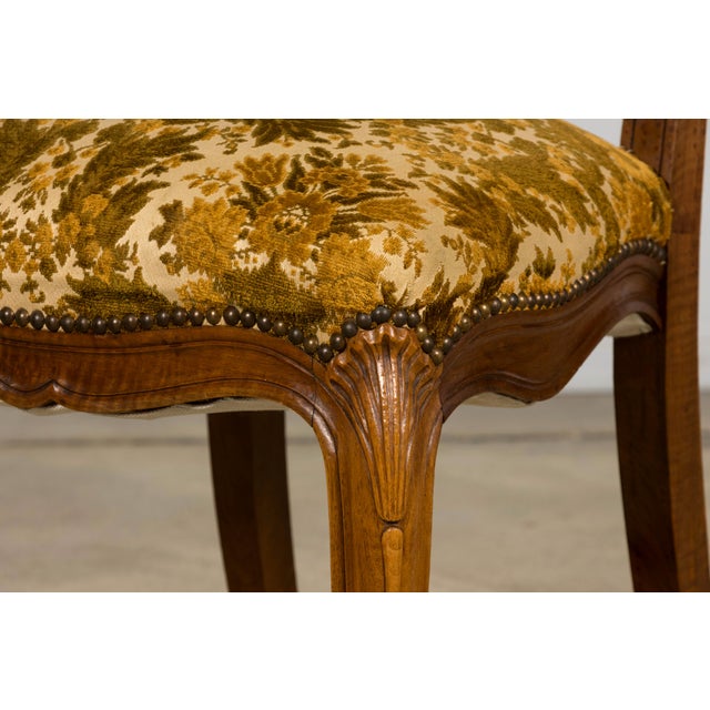 Elegant set of eight early 20th century French dining chairs in the Louis XV style, sourced in Provence, France....