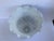 Sky Blue Vintage Frosted Blue Glass Rose Lamp Shade With Ruffled Scalloped Edge For Sale - Image 8 of 9