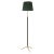 Gold Green and Brass Pie de Salón G3 Floor Lamp by Jaume Sans For Sale - Image 8 of 8