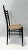 Wood Set of Six Italian Gio Ponti Style Black Wood Ladder Back Dining Chairs With Danish Cord Woven Seats For Sale - Image 7 of 9
