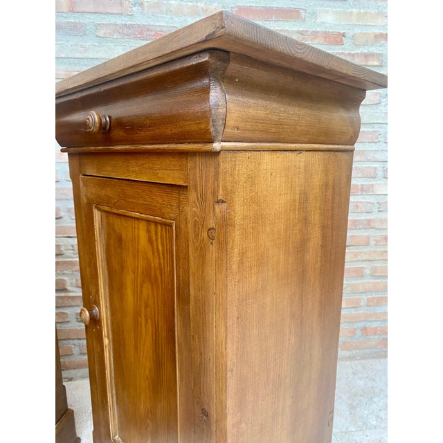 Early 20th Century French Provincial Walnut Nightstands, 1920, Set of 2 For Sale - Image 13 of 18