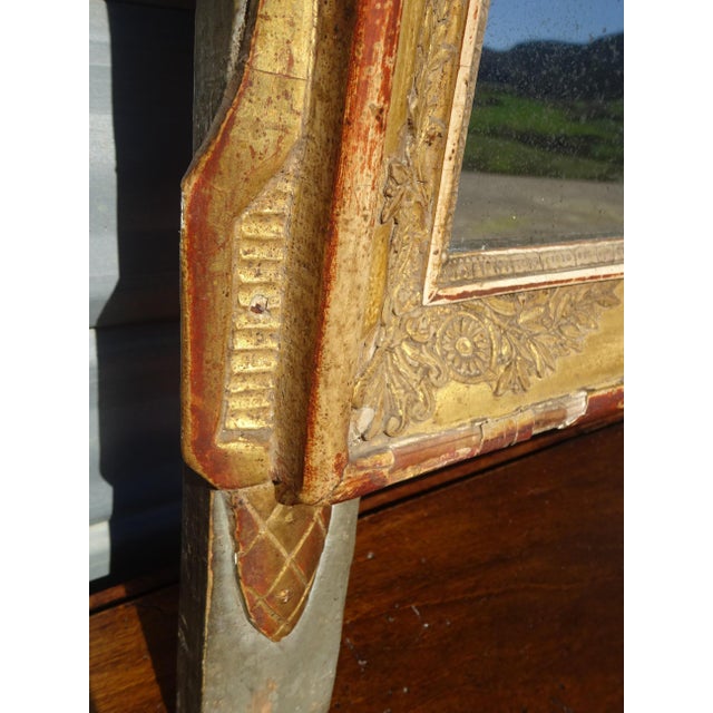 Antique Louis XVI Style Mirror, 1800s For Sale - Image 4 of 18