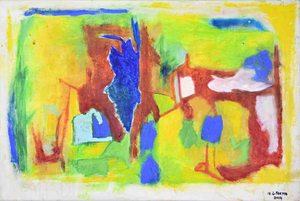 Giorgio Lo Fermo, Abstract Composition, Oil Painting, 2014