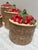 Vote Rage 1970s Strawberry Basket Ceramic Canisters, Set of Four For Sale - Image 9 of 10