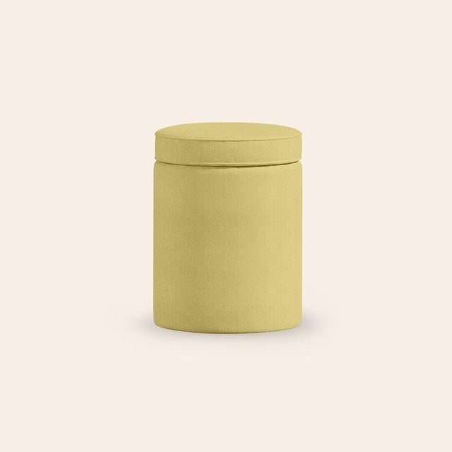 Ochre Aurora Ottoman by Ceraudo For Sale - Image 6 of 6