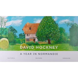 The Half-Timbered House Poster after David Hockney For Sale