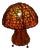 Large Mushroom Lamp in Woven Rattan, 1970 For Sale