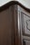 Vintage French Country Walnut Finish High Chest For Sale - Image 9 of 18