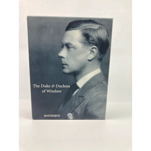 Victorian The Duke and Duchess of Windsor Auction Sothebys Books Catalogs in Slipcase Box For Sale - Image 3 of 12