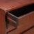 Sideboard, also usable from the centre, with hinged opening and visible drawers, in exotic wood veneer. This piece is...