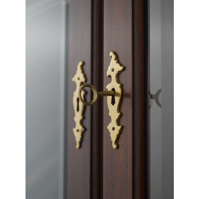 Wood Henkel Harris Model 6003 Mahogany John Hancock Secretary Desk For Sale - Image 7 of 17