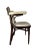 A sturdy Thonet Arm Chair for dining or desk use, with a contrasting upholstery to wood combination. Nail heads up the...