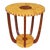 Art Deco Round Side Table Wood Furniture For Sale