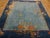 1920s Cornflowers Blue Minimalist Floral Antique Chinese Art Deco Carpet 8' X 9'9" Knotted Wool Rug For Sale - Image 15 of 15