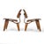 Eames Rare Matched Pair of Walnut LCW Lounge Chairs For Sale - Image 9 of 9