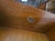 1930s Art Deco Waterfall Burl Wood Vanity With Circular Mirror For Sale In Providence - Image 6 of 12