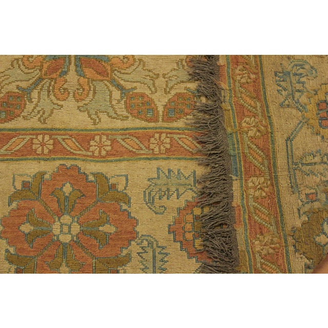 Beige Tribal Soumak Beige/Brown Wool Rug - 7'6'' X 10'3'' For Sale - Image 8 of 10