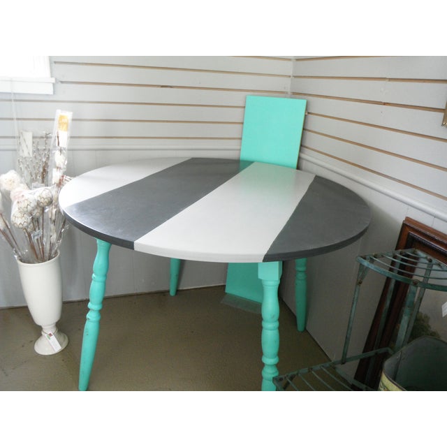 Hand Painted Vintage Kitchen Table Chairish