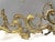 Brass Vintage French Brass Free Standing Fireplace Screen Circa 1820 For Sale - Image 8 of 10