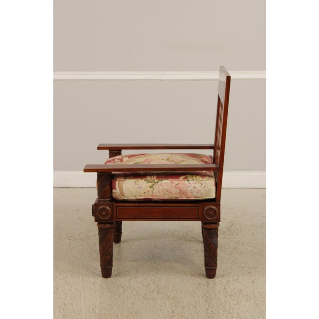 Ralph Lauren Ralph Lauren Caribbean Style Carved Mahogany Armchair For Sale - Image 4 of 17