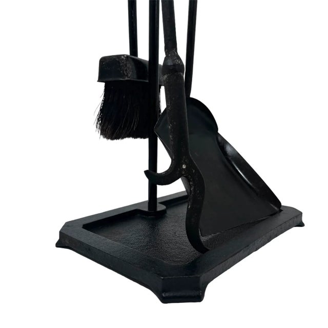Mid Century Modernist Fireplace Tool Set For Sale - Image 6 of 7