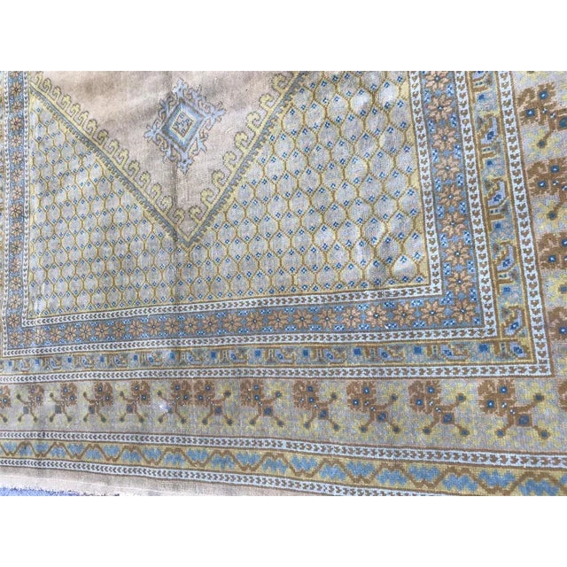 Textile Vintage Moroccan Rabat Rug, 1980s For Sale - Image 7 of 12
