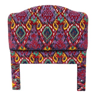 Twin Size Bespoke Ikat Headboard For Sale