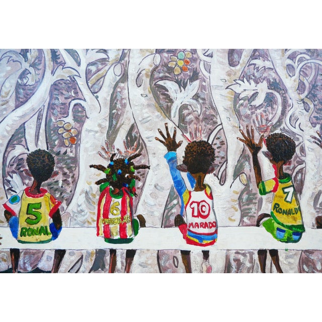 Douglas Perez Castro "Sano Entretenimiento II" Contemporary Surrealist Social Commentary Painting, 2015 For Sale - Image 10 of 12