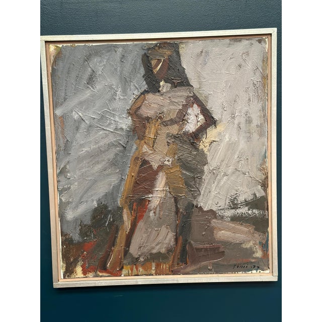 Juho Suni, Nude Woman, 1950s, Oil on Canvas, Framed For Sale - Image 12 of 18