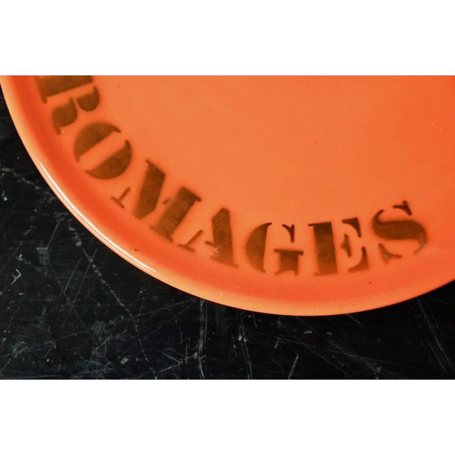 Orange Cheese Bell from Ceramic Elchinger, 1950s For Sale - Image 4 of 11