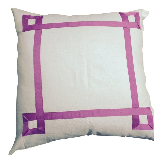 Pink Ribbon Pillow A Pair Chairish
