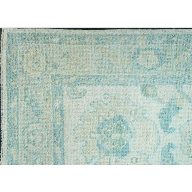 Turkish Turkish Oushak Rug 2'9" x 27'5" #19303 For Sale - Image 3 of 8
