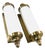 Mid Century Modern Sconces Brass - a Pair For Sale