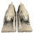This magnificent pair of vintage cast stone statues captures the dynamic strength and heightened alertness of hunting...