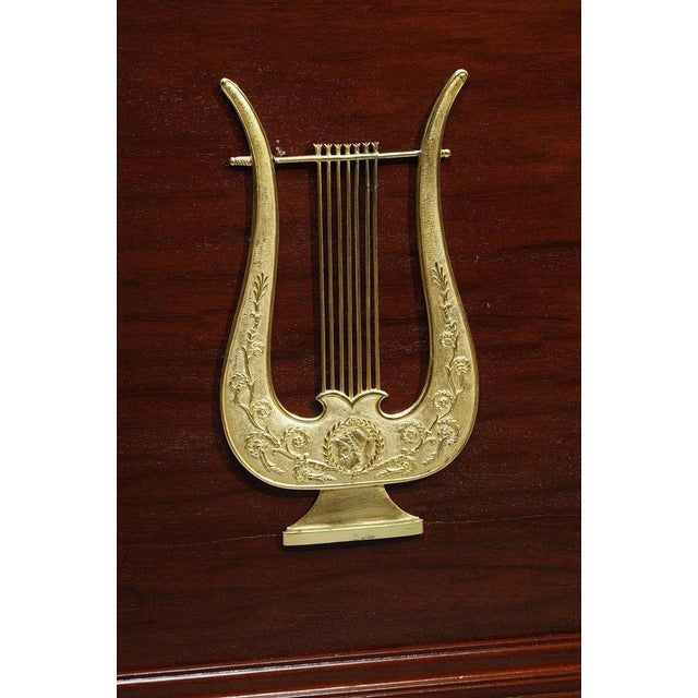 Empire Mahogany and Gilded Bronzes Bed, 1810s For Sale - Image 12 of 15