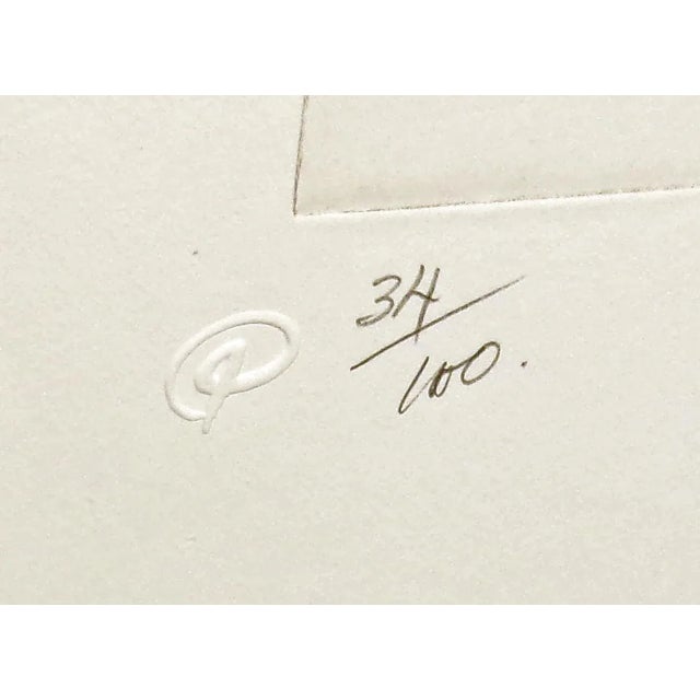 "Video Games" by William Papas Hand Signed, Titled and Numbered by the artist in pencil Hand Colored Drypoint Etching on...