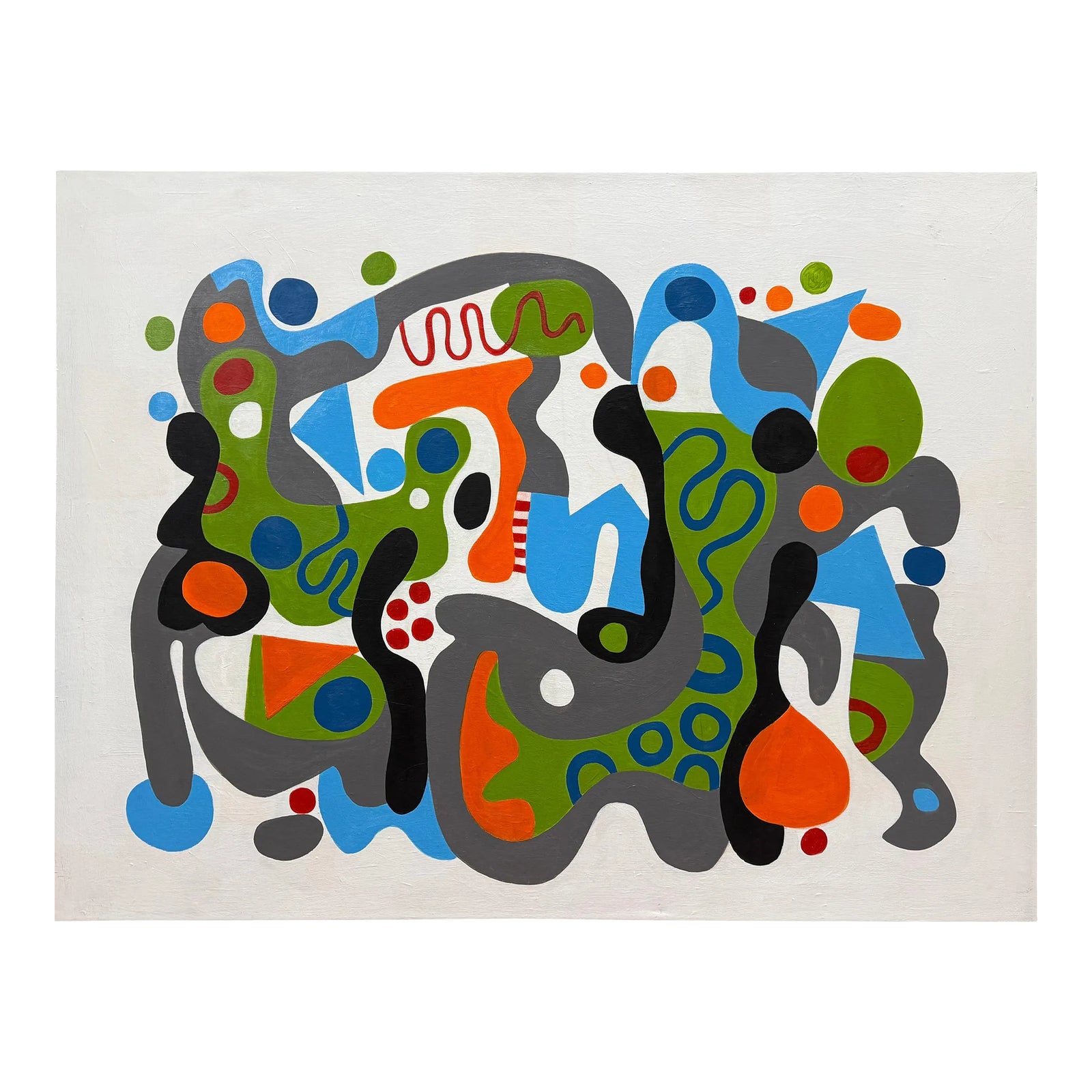 2020 Vibrant Abstract by Noted Palm Springs Artist Gary Janis | Chairish