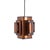 Brutalist Copper Pendant Lamp attributed to Svend Aage Holm Sorensen for Holm Sørensen & Co., 1970s For Sale - Image 17 of 17